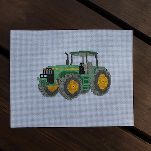 Tractor Needlepoint Canvas