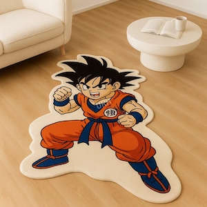 Anime Character Tufted Rug – Custom Cartoon Carpet for Bedroom, Living Room, Game Room Décor