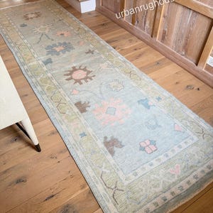 john davis  design pattern modern   Oushak Hand Knotted Rug 4x6, 5x8, 6x9, 8x10, 9x12, 10x14 Handmade Rugs for Living Room Contemporary rug