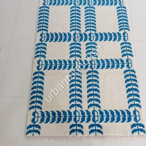 Beige, Blue Oushak, Area Rug, Oushak rug, Handmade Wool Rug, Modern oushak ,Rug for Living room, Dark oushak rug, home decor rug, 8x10 rug