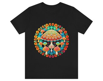 Pilz T-Shirt, Pilz Geschenk, Hippie Shirt, Pflanzen T-Shirt, Natur Liebhaber, Pilz Liebe, Trippy Shirt, Pilz Shirt