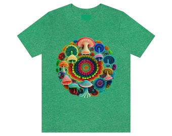Pilz T-Shirt, Pilz Geschenk, Hippie Shirt, Pflanzen T-Shirt, Natur Liebhaber, Pilz Liebe, Trippy Shirt, Pilz Shirt