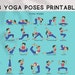 33 Yoga Poses Printable Poster,digital Download Yoga Poses Poster,yoga ...