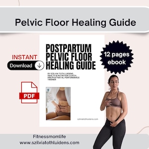 Postpartum Pelvic Floor Healing Guide | Diastasis Recti Recovery | PDF for Moms | Core Rehab | After Birth Recovery eBook