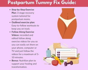 Tummy Fix Best Workout For Mommy Belly Postpartum Tummy Fix Guide