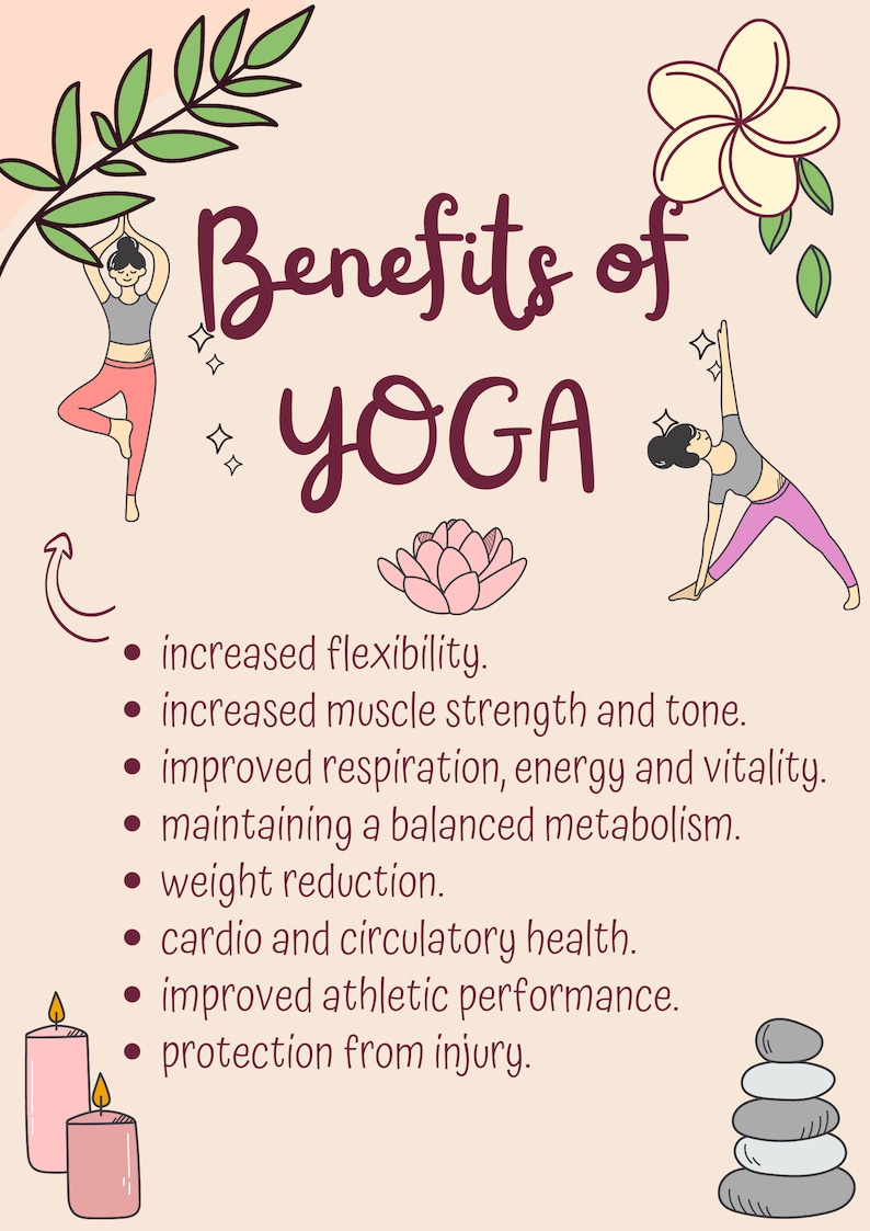 30 Yoga Poses Printable Poster,digital Download Yoga Poses Poster,yoga ...