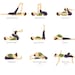 Evening Yoga Flow Printable, 15 Yoga Poses Poster, Yoga Poses Art,yoga ...