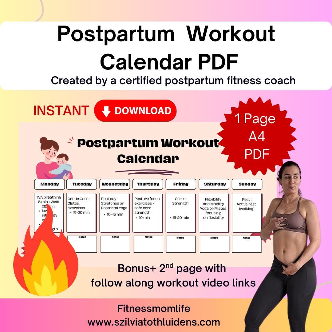 Nourish Move Low Impact Postpartum Workout Postpartum Workout