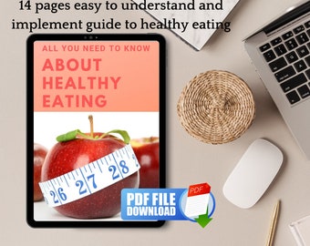 Healthy Eating Nutrition Guide Ebook (PDF Download)