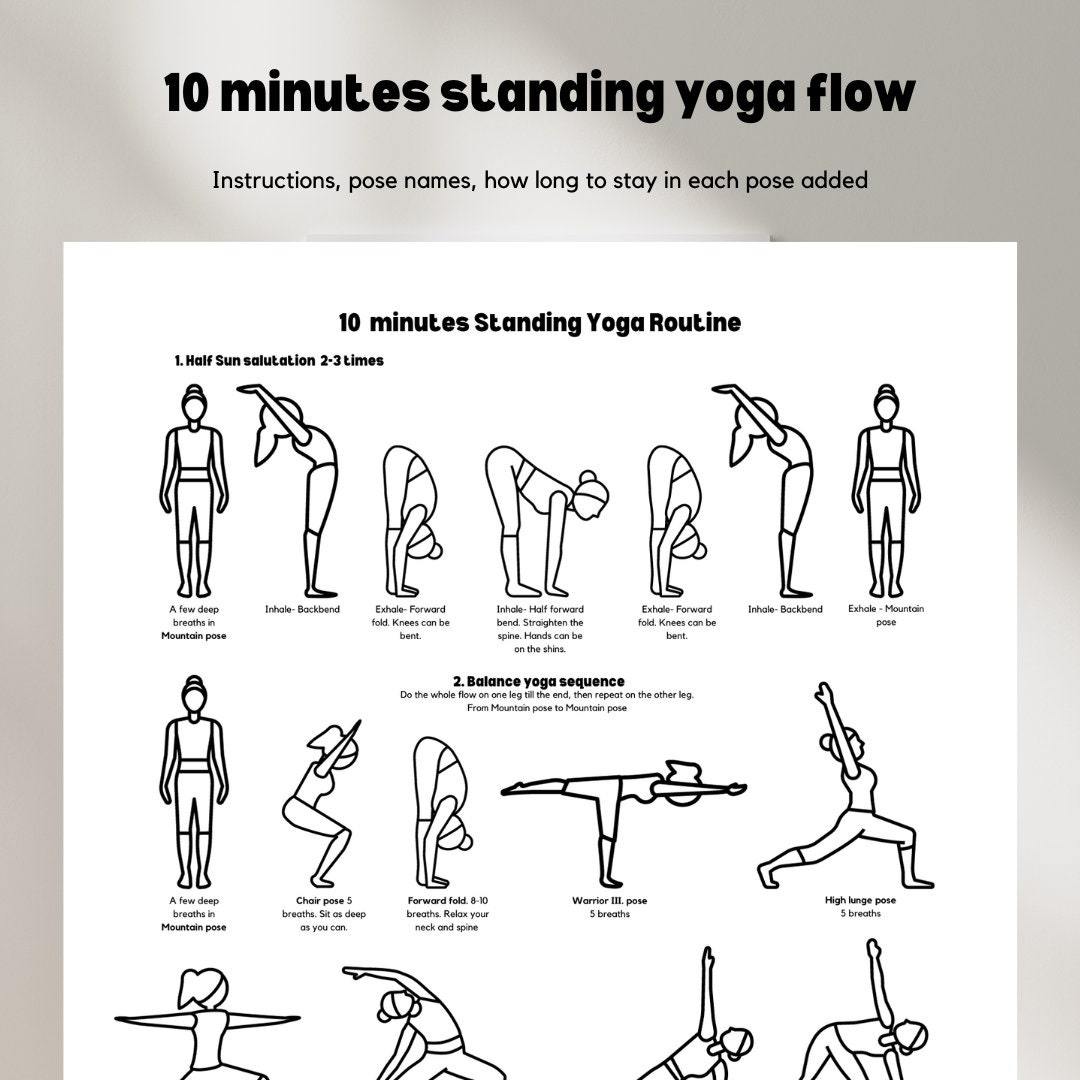 10 minute yoga routine sale