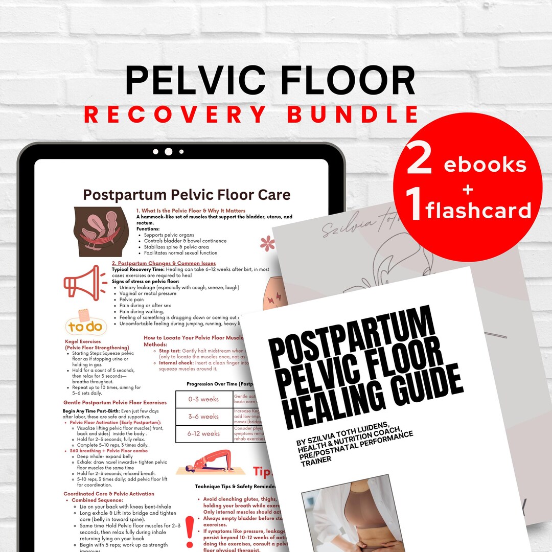 Pelvic Floor Recovery Bundle – Postpartum Healing and Core Strength ...