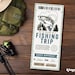 Fishing Trip Ticket Template, Fishing Trip Gift Idea, Anglers Gift ...
