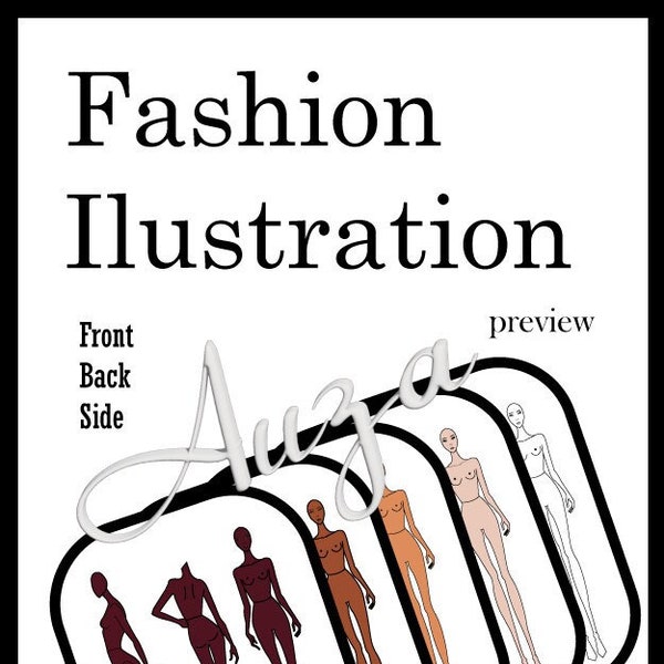 Fashion Illustrator / 6 different women sketch
