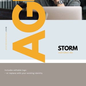 Brochure commerciale, catalogue d’identités, proposition commerciale, pages de profil d’entreprise, 20 pages pour Canva, Indesign et Word image 2