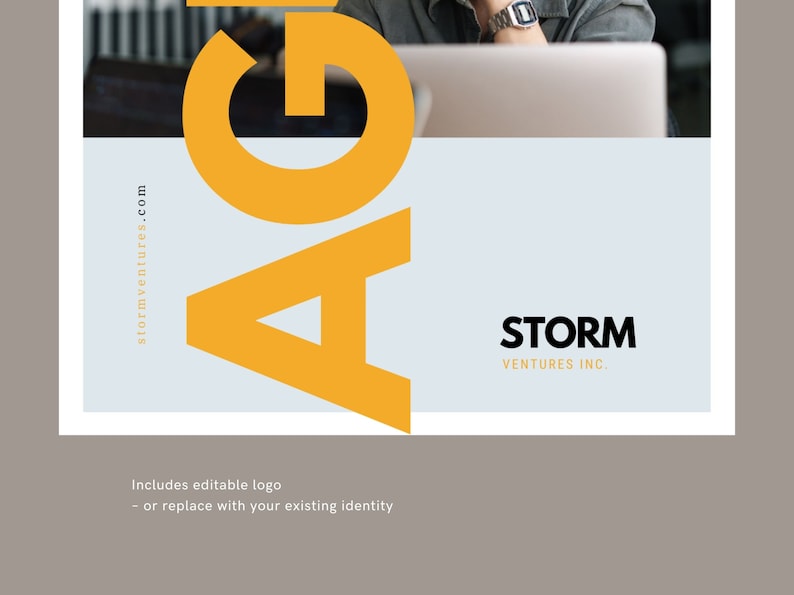 Brochure commerciale, catalogue d’identités, proposition commerciale, pages de profil d’entreprise, 20 pages pour Canva, Indesign et Word image 2