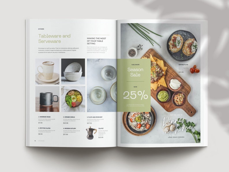 Product Catalog Template for Canva Digital Catalogue Lookbook