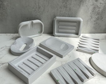 Siliconen mal voor zeepbakje: moderne, minimalistische badkamer