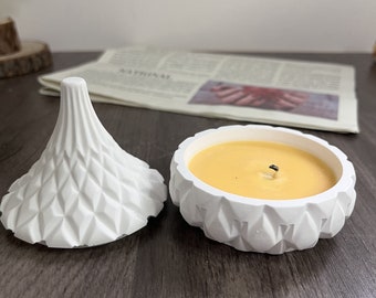 Waterdrop shape Candle jar mold storage jar mold for resin Home Decor, DIY Resin jesmonite Plaster  Moulds