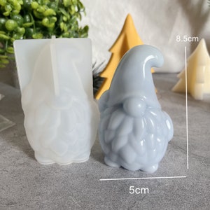 Valentine's Gnomes Silicone Mold - 3D Candle Making Mold For Dwarf Figurines, Resin & Plaster Craft