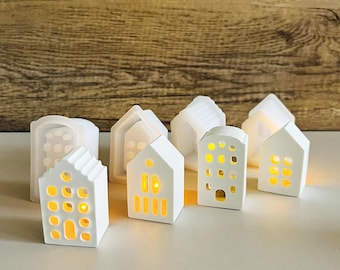 House Silicone Mold: Handmade Resin Casting, Candle Holder