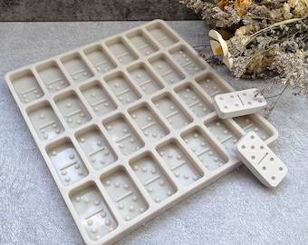 Domino Silicone Mold: Resin, Chocolate, Family Game