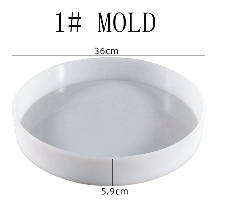 Large Round Resin Form Mold, 20 Inch 12 Inch Round Silicone Molds table  Silicone Moulds Reusable Form With 3 Pcs Hairpin Legs for Table, 