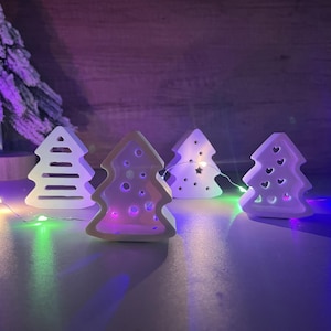 Christmas Tree Silicone Mold,Tree candle holder,Warm Light tree mold,Handmade Raysin Resin Casting Mold,Christmas candle holder,pendant mold