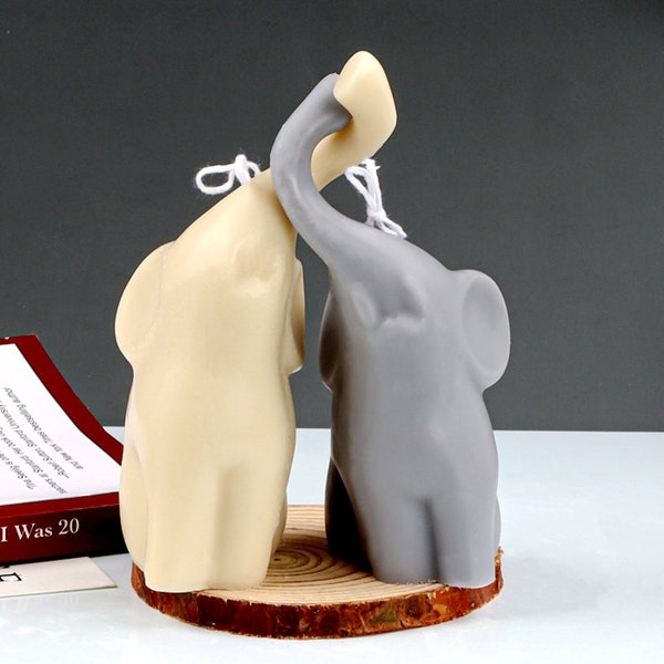 Elephant Candle Etsy