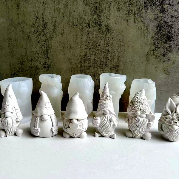 3D Gnome Silicone Mold: DIY Aromatherapy Plaster Mold