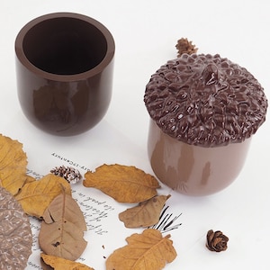 Molde de silicona para tarro de cono de pino 3D: resina DIY, jesmonita, yeso