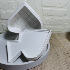 スペードとハートのポーカーボックスシリコンモールド：DIYレジンジェスモナイト石膏