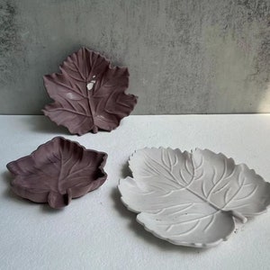 Ahorn Blatt Untersetzer Form- Silikonform Home Decor-Resin / Gips Basteln