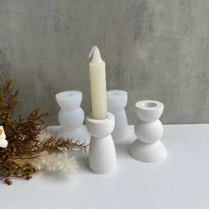 Kerzenhalter Silikonform: Resin, Beton, Basteln, Home Decor