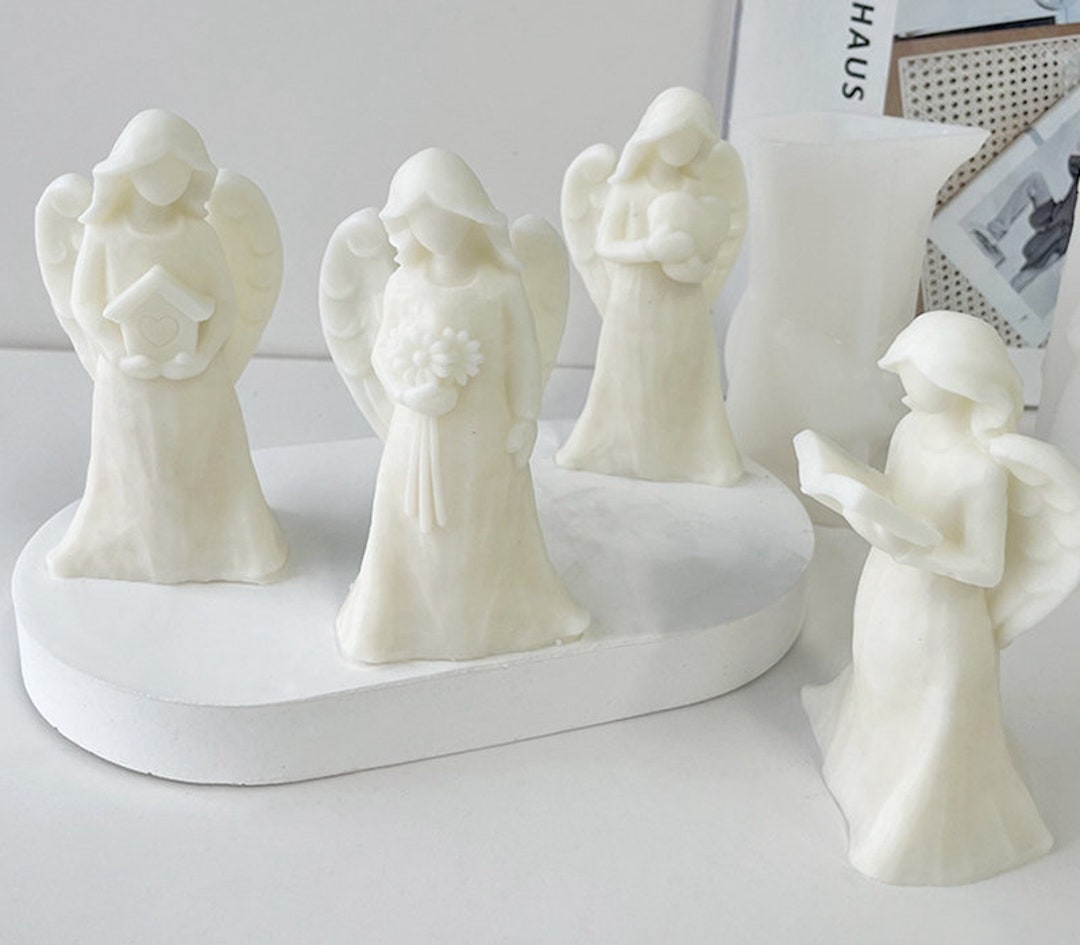 3D Angel Candle Mold DIY Handmade Soap Candle Silicone Mold Etsy