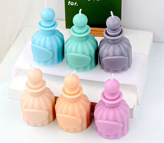 Fyihoxi 3 Pezzi Stampi per Candele in Silicone, 3 Tamaños Stampi