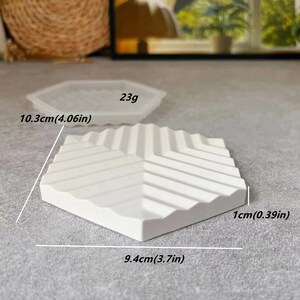 Hexagon-underläggssilikonform: Epoxiharts DIY