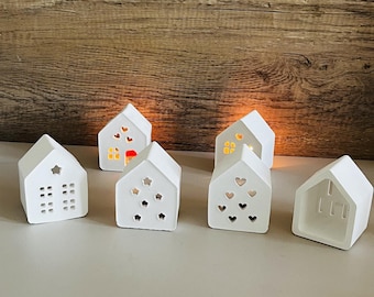 House Silicone Mold: Mini Candle Holder, Raysin Resin Casting