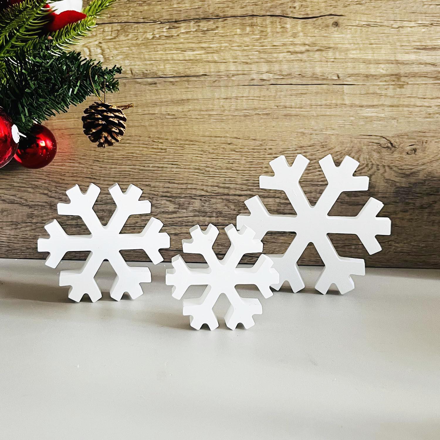 Lot De 3 Moules En Silicone De Noël - Étoile - Flocon De