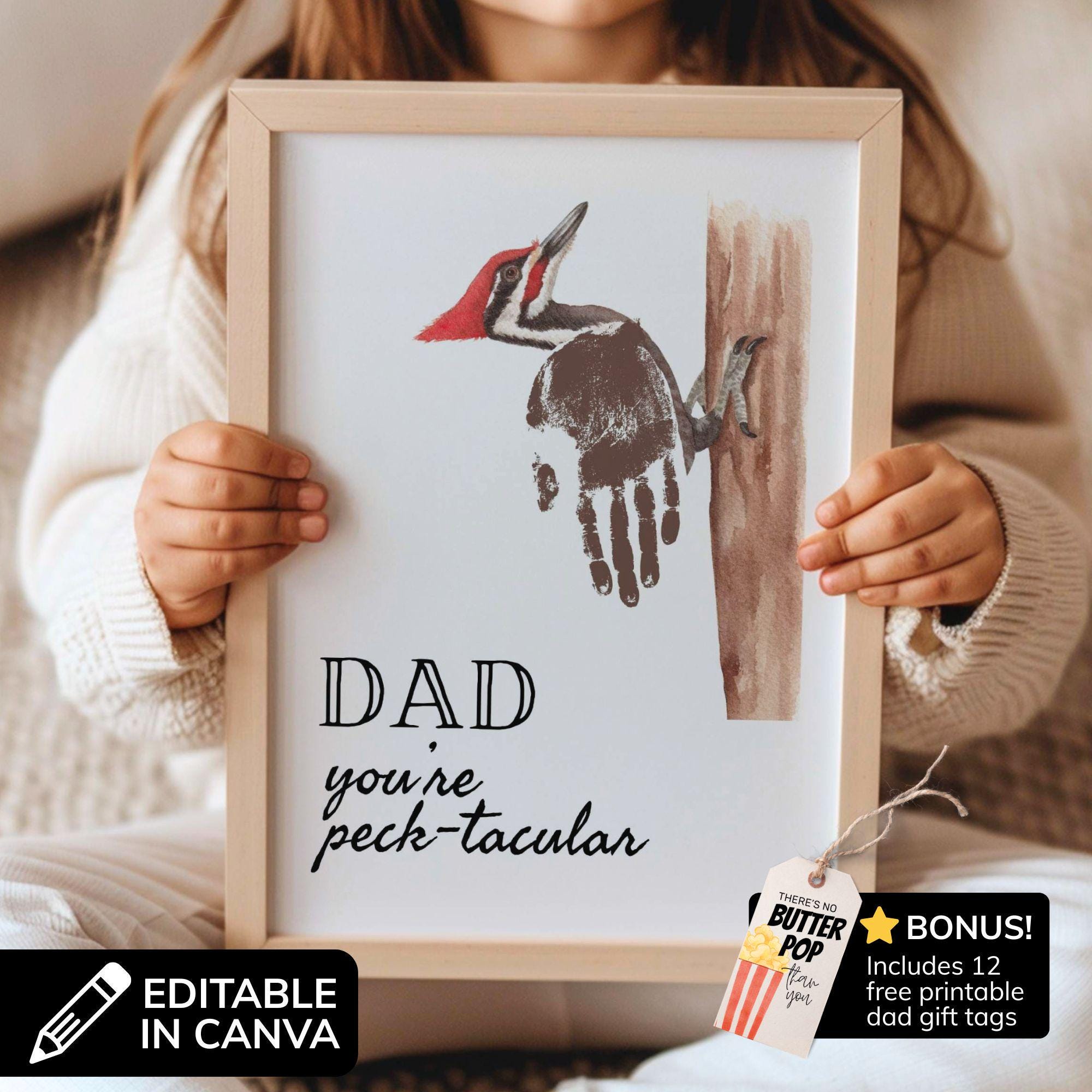 36 DIY Nature Crafts for Kids 25 Dad Handprint Art Fathers Day Craft for Toddlers, Bird Art Project…