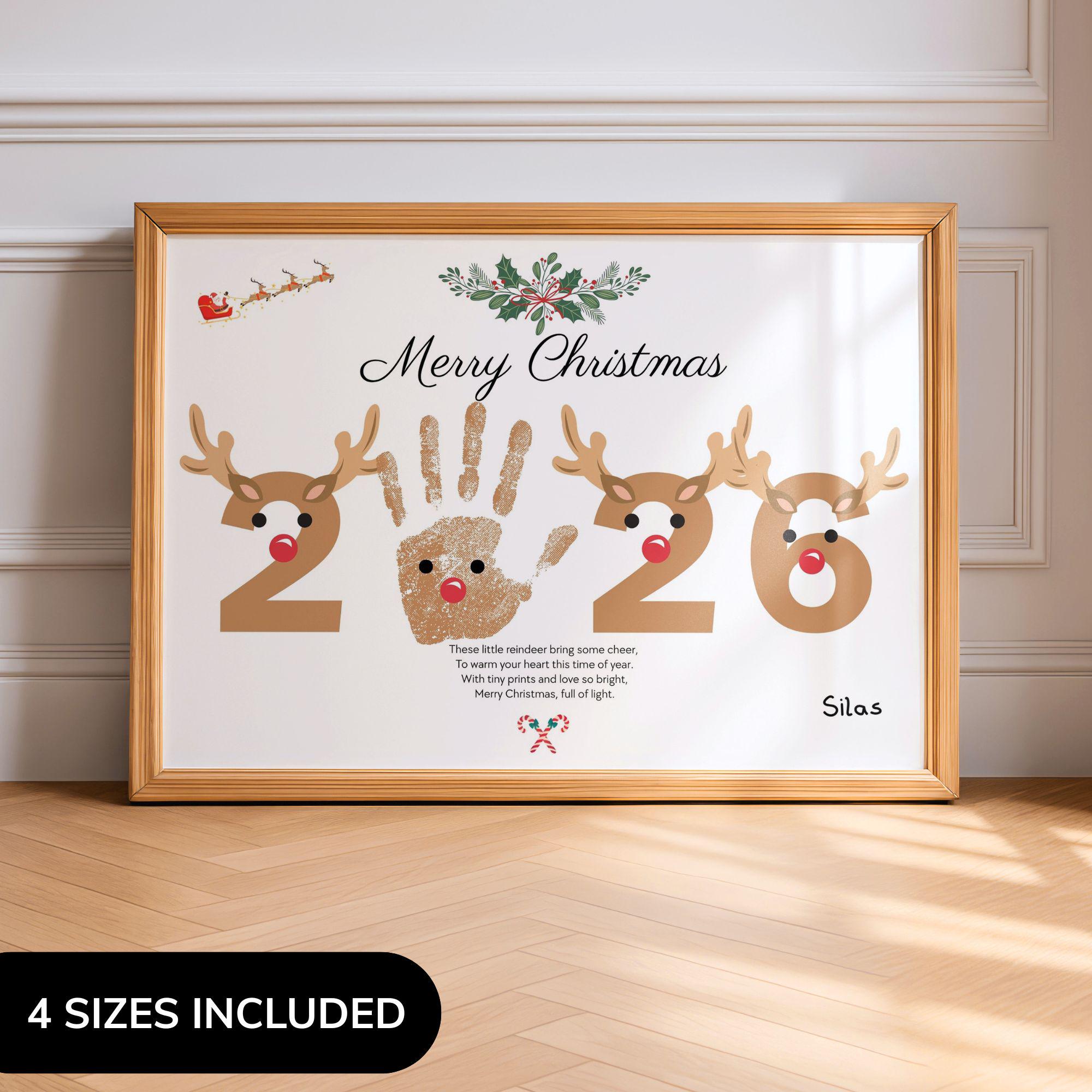 40 Adorable Reindeer Crafts for Kids They'll Love 15 Reindeer Handprint Poem Printable Kid, Toddler Christmas 2026…
