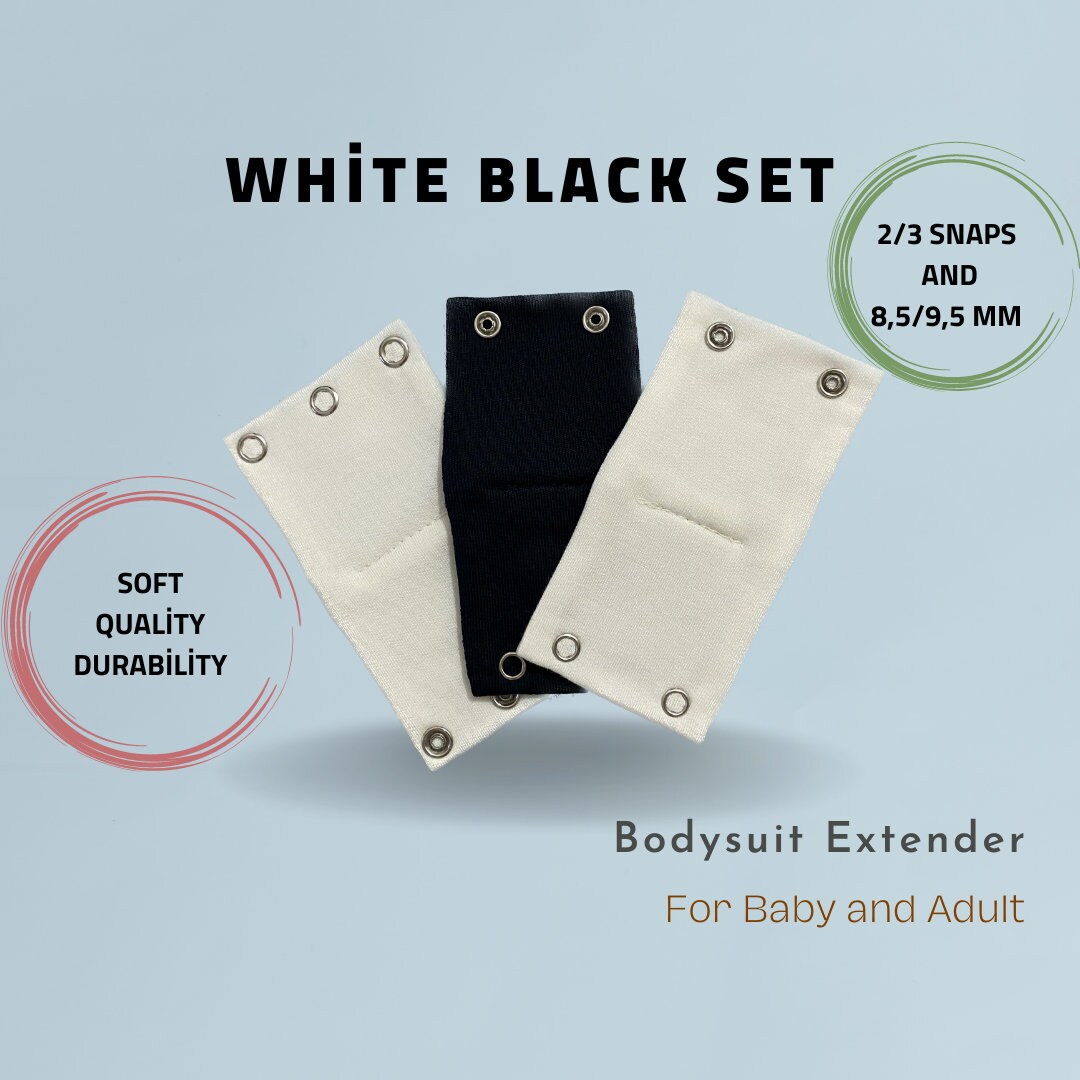 Set of 3 Bodysuit Extenders Custom Extender, Adult Bodysuit
