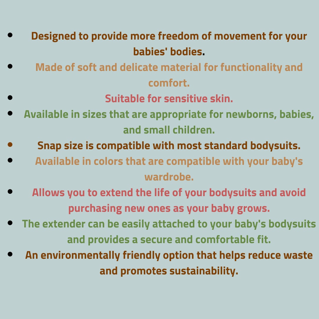 Bodysuit Extender, Custom Extender, Adult Bodysuit Extender , Snap on