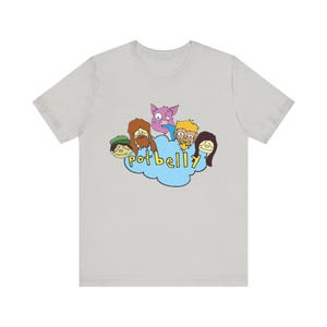 Potbelly Cartoon Character Tee, Musical Shirt, Houston Band Merch, Alternative Rock Reggae Vibes Tee, Concert T-Shirt