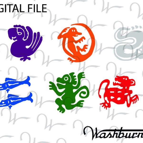 Legends of the Hidden Temple Team Logo Colors SVG File - Instant Download