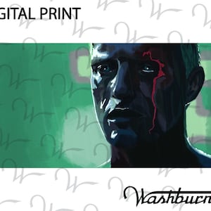 Blade Runner Inspired "Tears in Rain" Digital Print - Instant Download