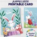 Happy Easter Printable Card / Printable Easter Card / Easter Card ...