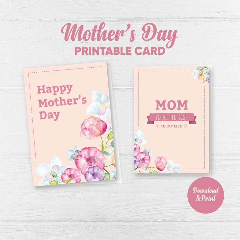 Happy Mother's Day Printable Card, Printable Mothers Day Card Funny ...