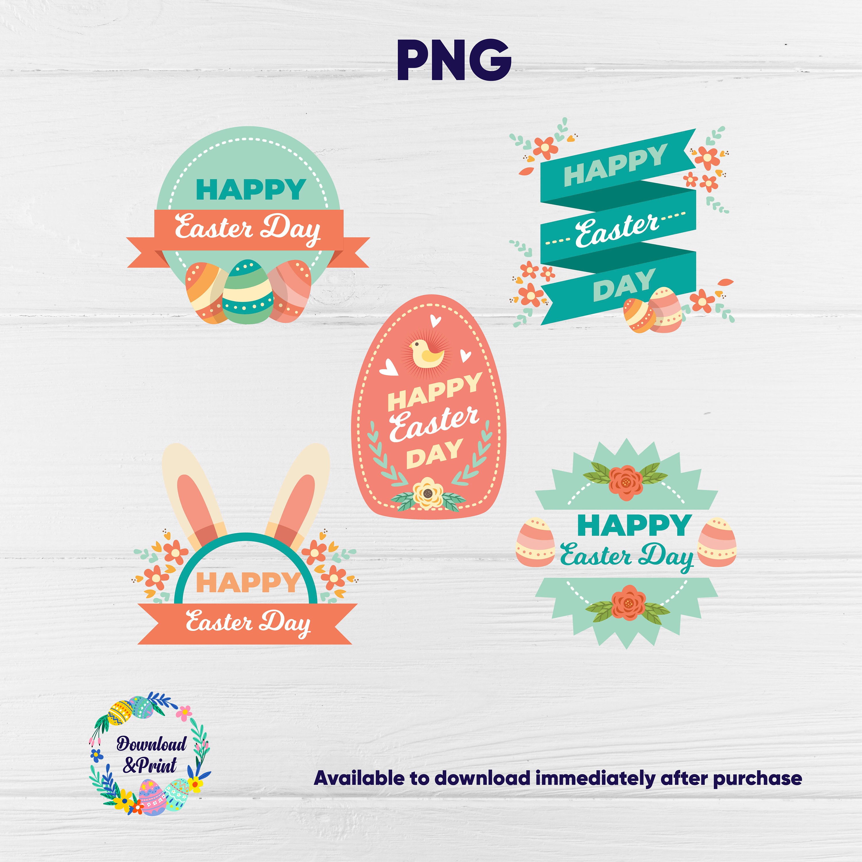 Happy Easter Printable Card / Printable Easter Card / Easter Card