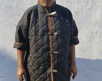 Gambeson Medieval Thick Padded Armor Fantasy Cosplay Reenactment Costume