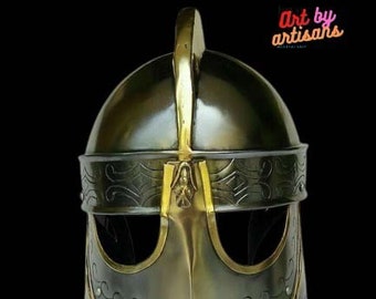 Handmade Viking Wolf Helmet Medieval Vikings Armor Fantasy Cosplay Reenactment Steel Costume